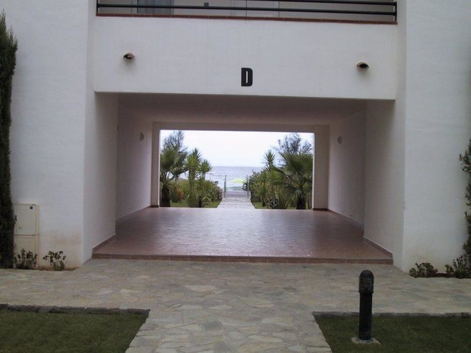 Durchgang zum Strand Résidence Sognu Di Rena