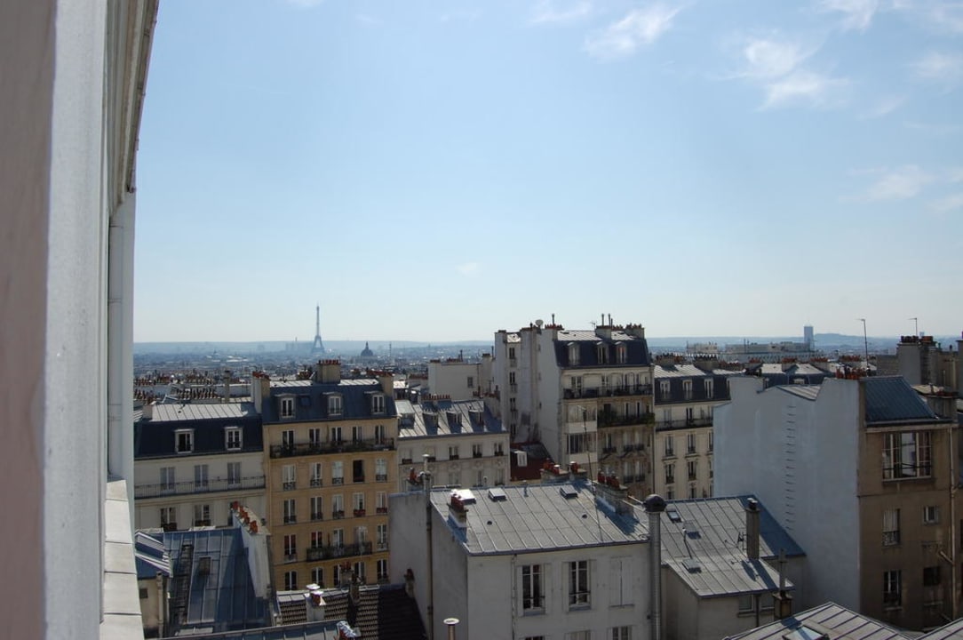 Süd-West Paris vom Zimmer aus Hotel des Arts Montmatre