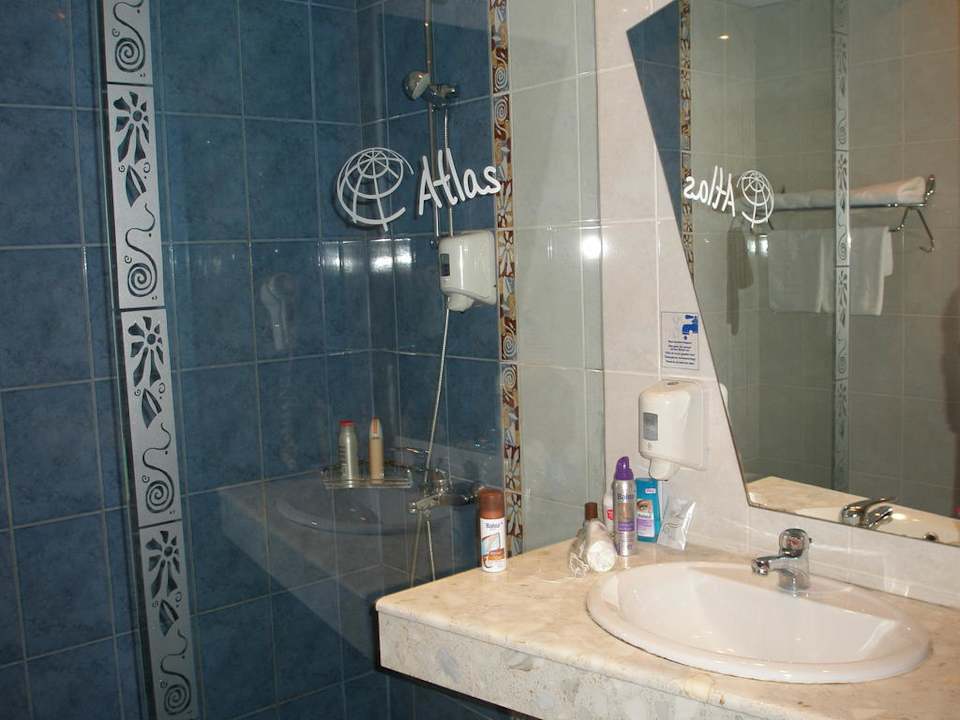 Badezimmer Hotel Atlas