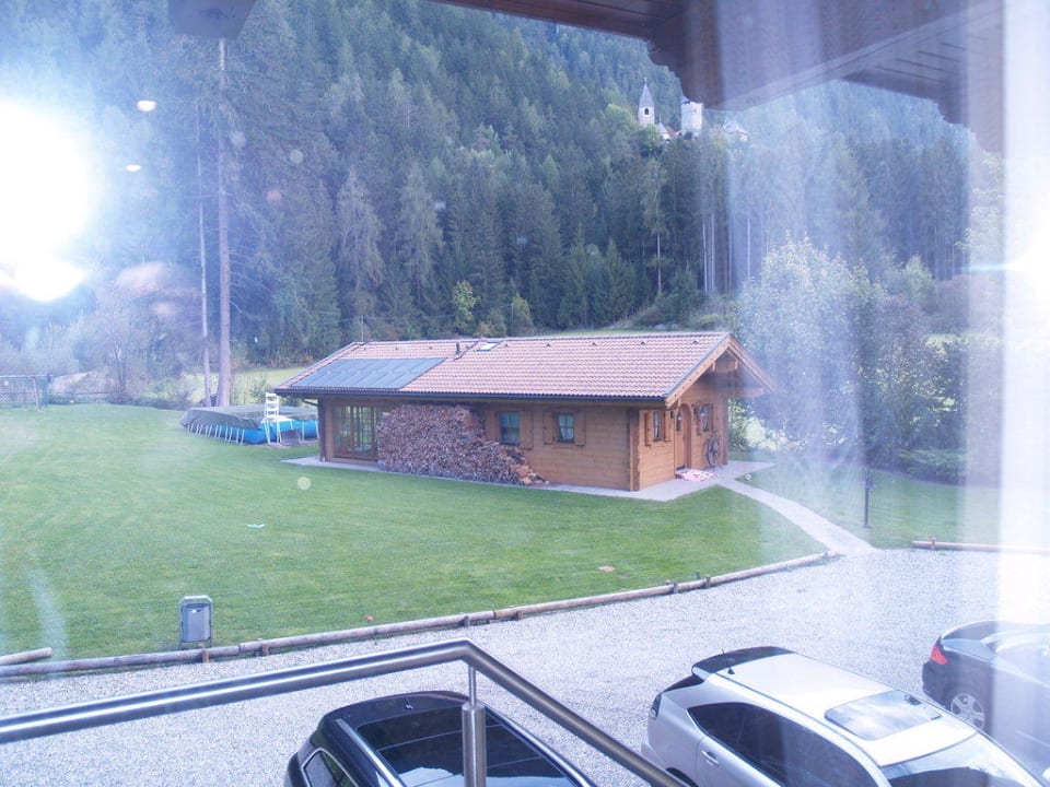 Sauna vom 1. Stock aus Hotel Burgfrieden