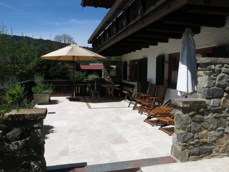 Terrasse Bergheimat Ferienwohnungen