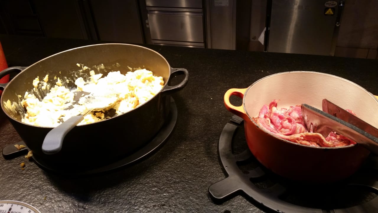 Rührei mit Speck  Hotel Bell Rock Europa-Park