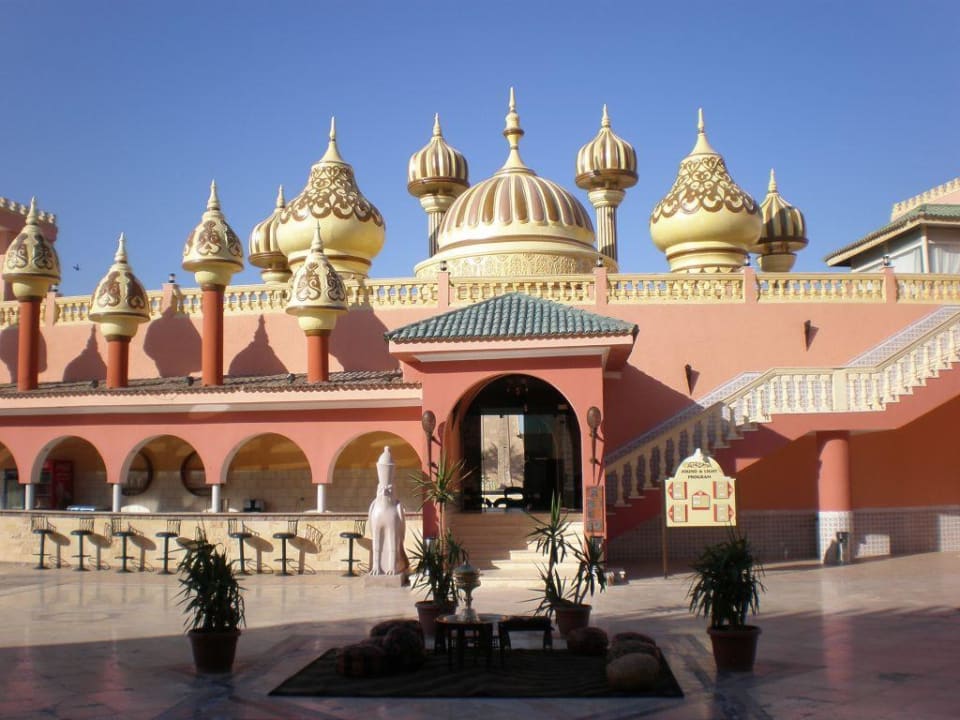 Eingang zur Ton-und Lichtschau Pickalbatros Alf Leila Wa Leila Resort - Neverland Hurghada