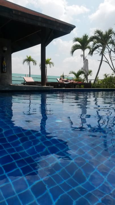 Pool auf der Dachterrasse Hotel Sunshine Vista