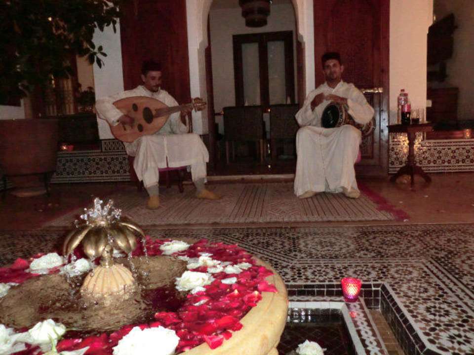 Musiker im Patio des Riad Viva Hotel Riad Viva