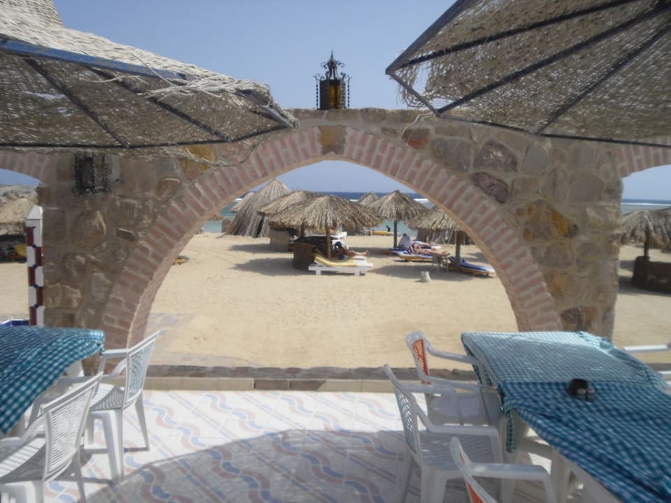 Ausblick beim Pizza und Pastaessen Utopia Beach Club