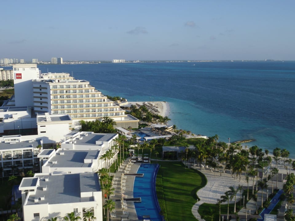 Ausblick auf dem 11. Stock am Morgen Hotel Riu Palace Peninsula