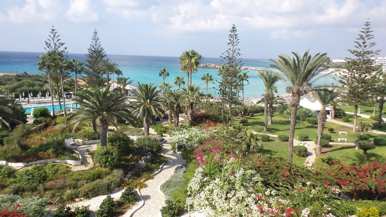 Blick vom Balkon Hotel Nissi Beach Resort