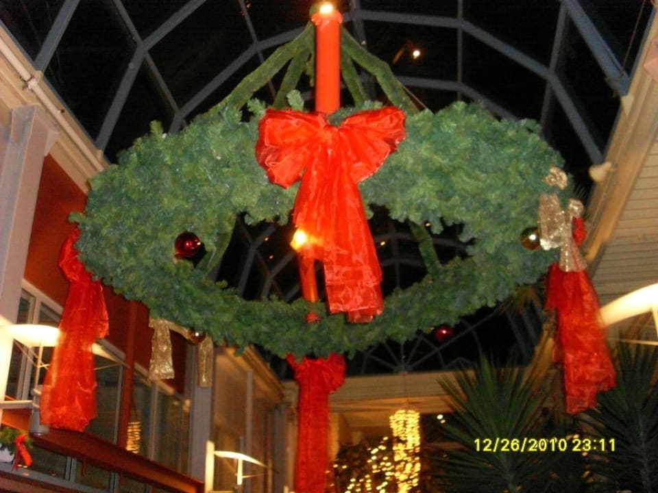 Weihnachtsdeko in der Galerie Ferienwohnungen Ferienpark Weissenhäuser Strand