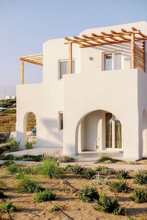 Außenansicht Villa Finest Beach front villas at Orkos beach