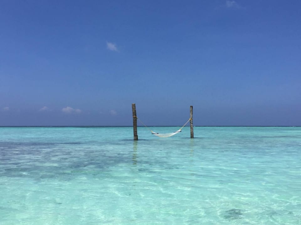 Hängematte im Meer Summer Island Maldives