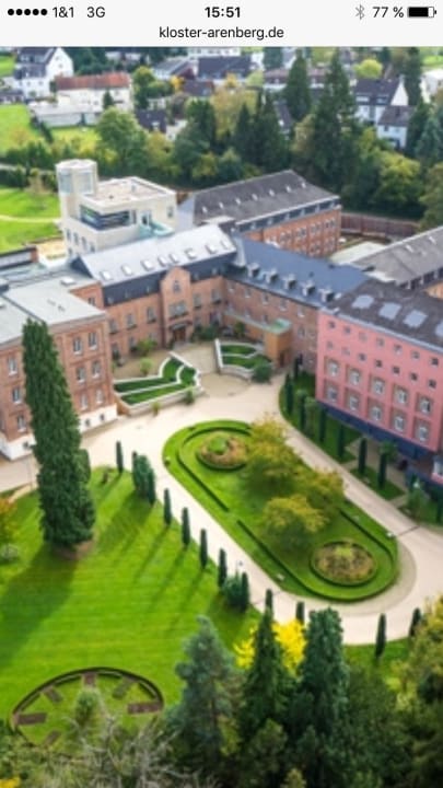 Gartenanlage Gästehaus Kloster Arenberg