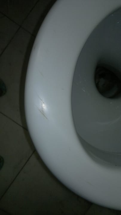 Dreckige Toilette-Toilettenbürste nicht vorhanden! Fereniki Holiday Resort & Spa