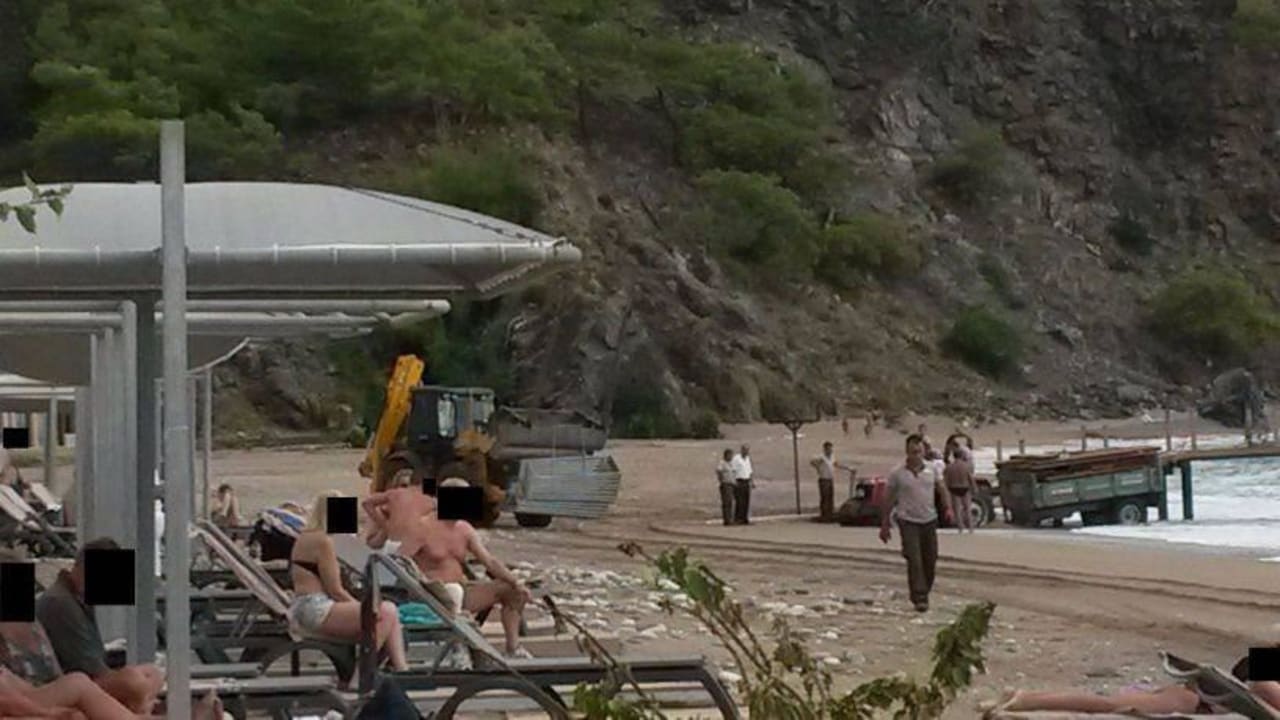 Baustellengefühl am Strand Rixos Premium Tekirova