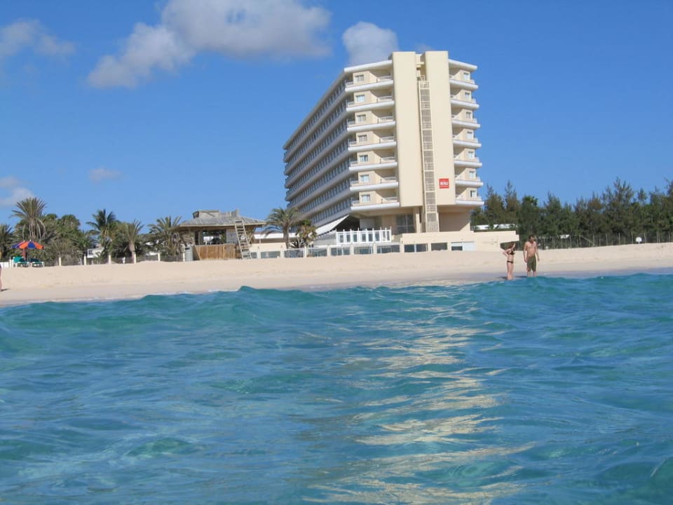 Blick vom Meer  Hotel Riu Oliva Beach Resort