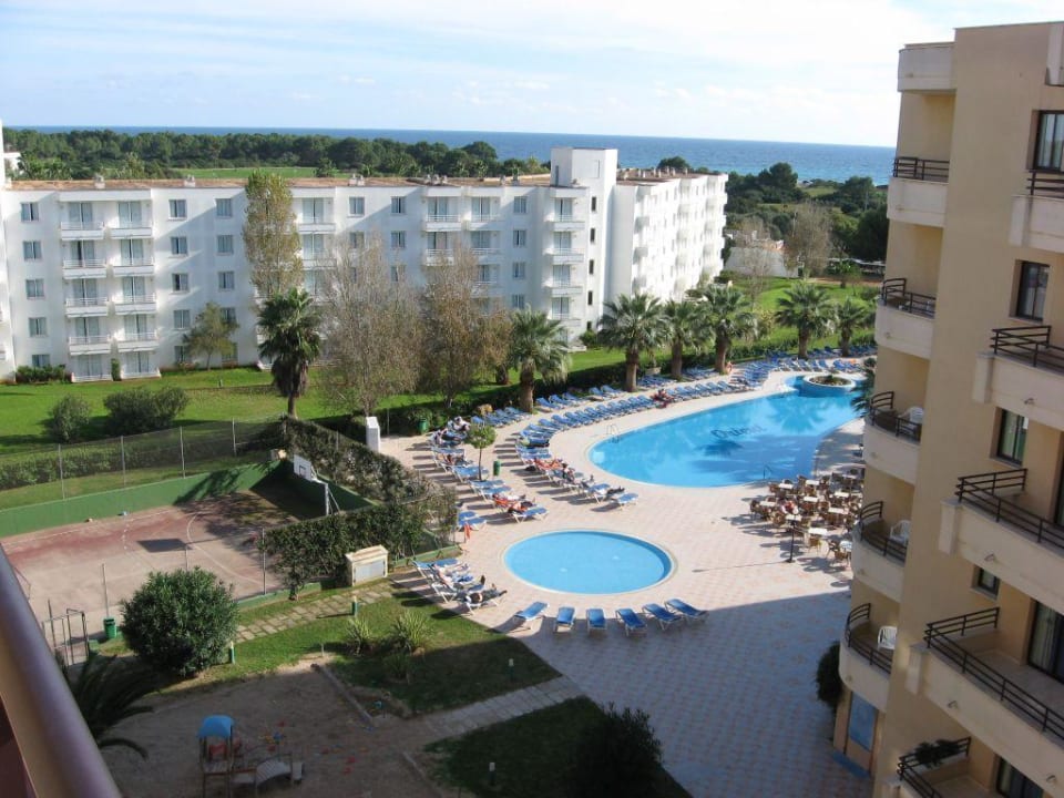 Blick von Haus 3 Richtung Meer  allsun App.-Hotel Orient Beach