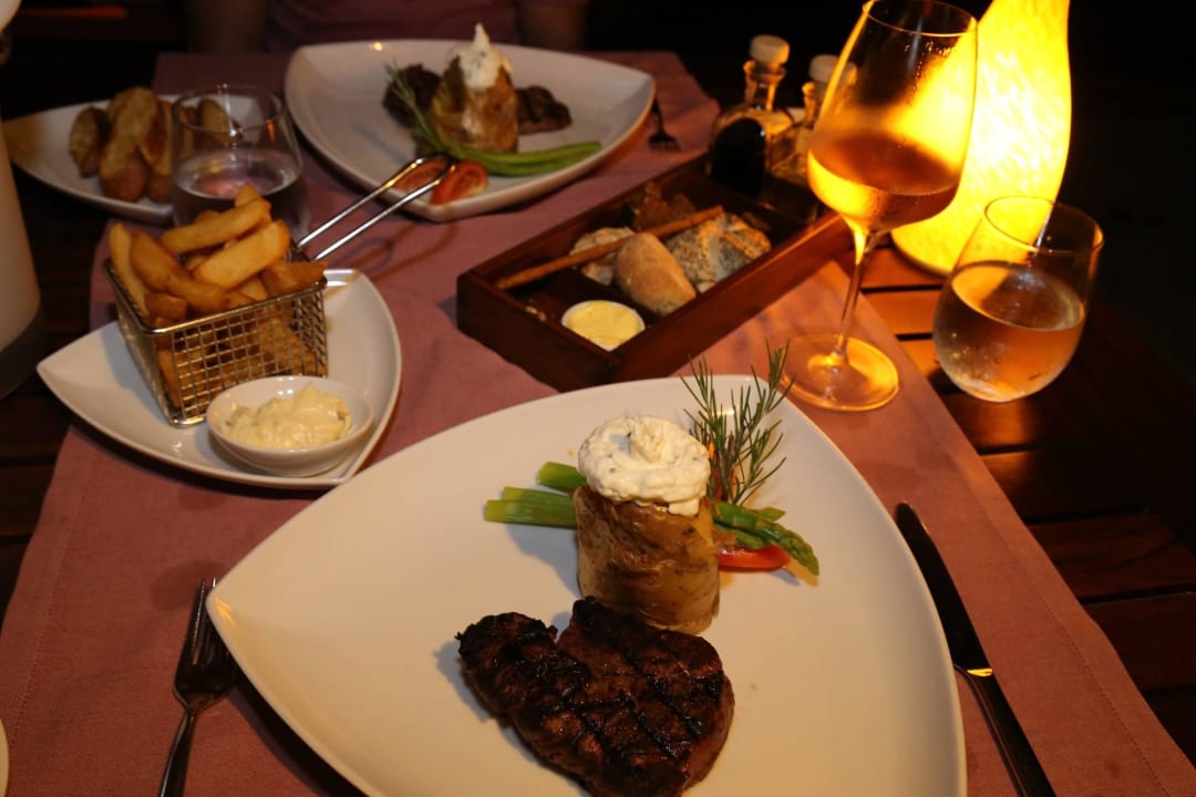 Black Angus Rinderfilet im Island Barbeque  Kuramathi Maldives