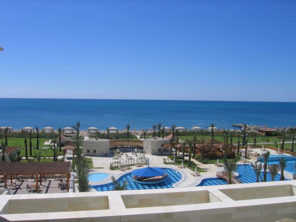 Blick zum Meer Kempinski Hotel The Dome Belek