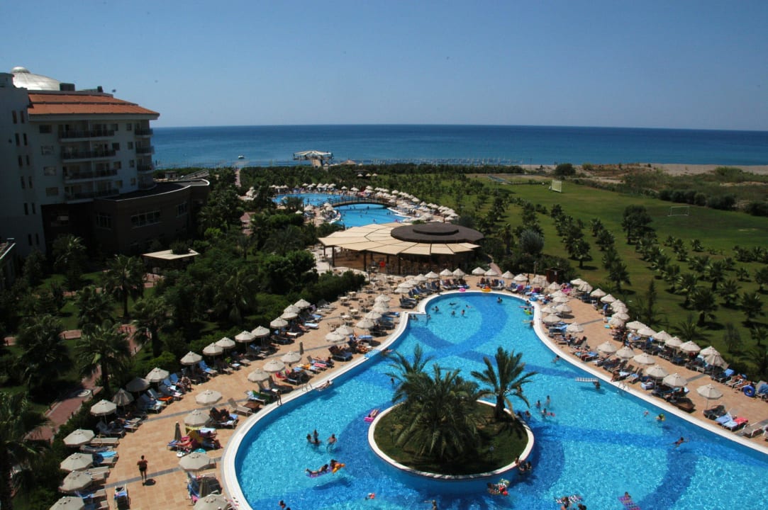 Blick vom Balkon Seaden Sea World Resort & Spa