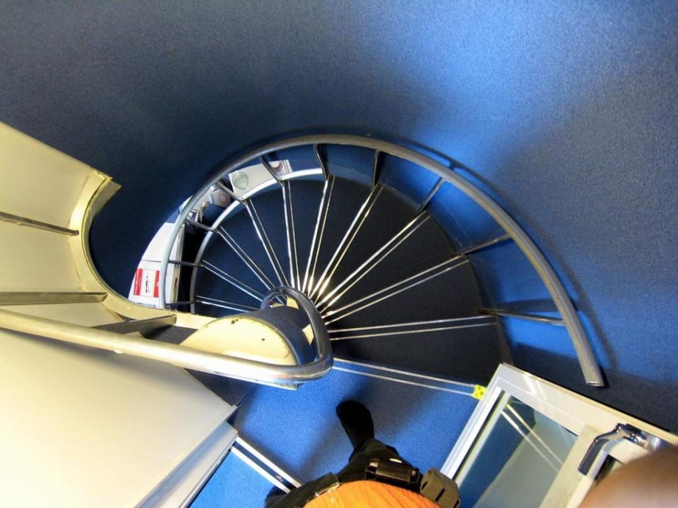 Stairs down Hostel Jumbo Stay