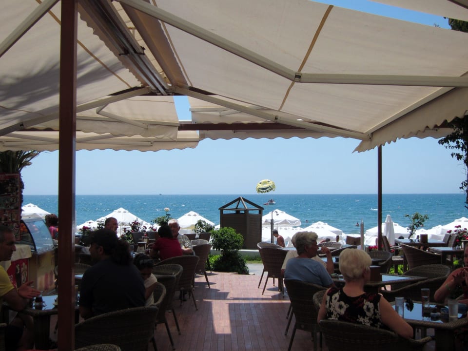Terrasse mit Blick auf dem Meer Side Bay Hotel