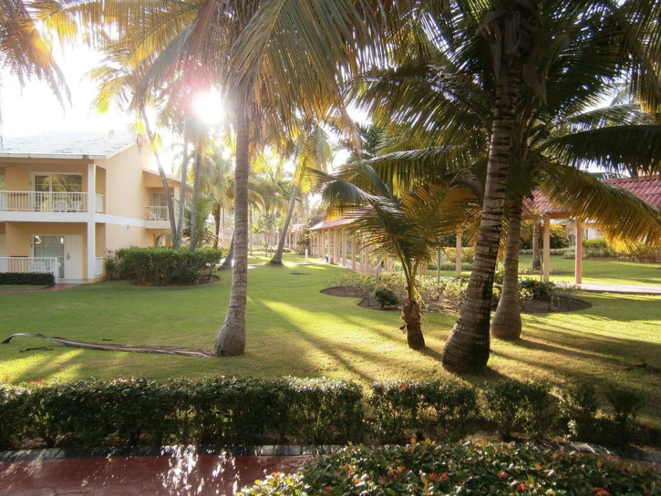 Garten mit Wohnblocks Grand Palladium Select Bávaro Resort & Spa