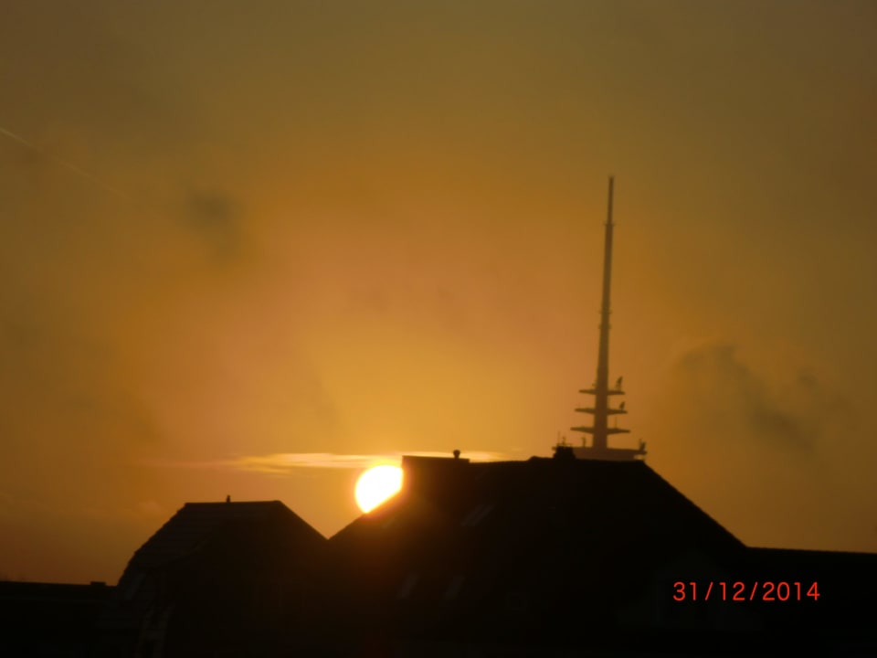 Sonnenuntergang Haus Residenz am Yachthafen Hamer Ferienappartements
