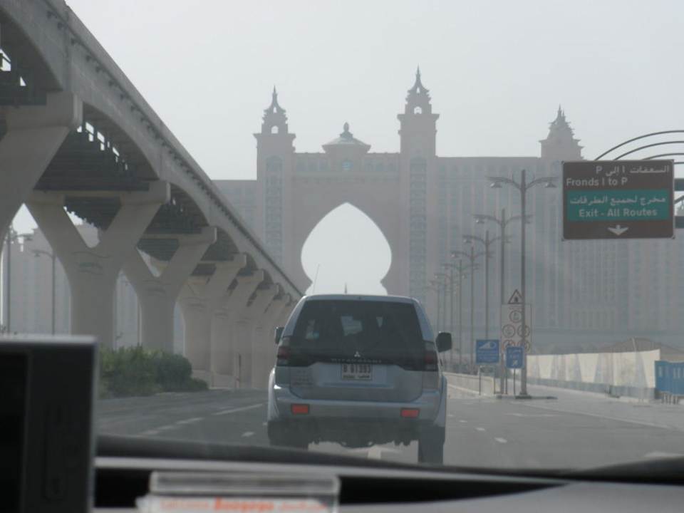 Hotel vom "Palmenstamm" aus Atlantis, The Palm