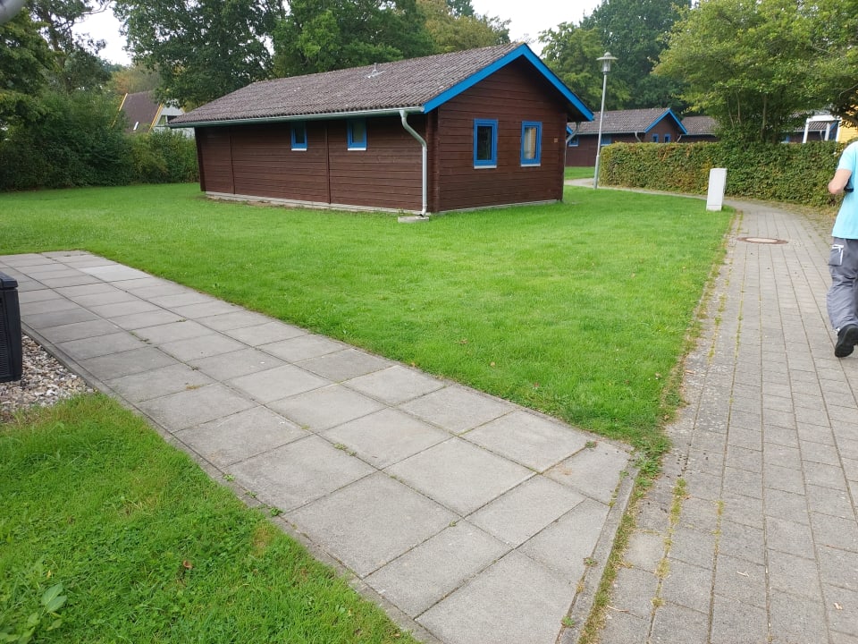 Außenansicht Ferienhauspark Asgard in Damp