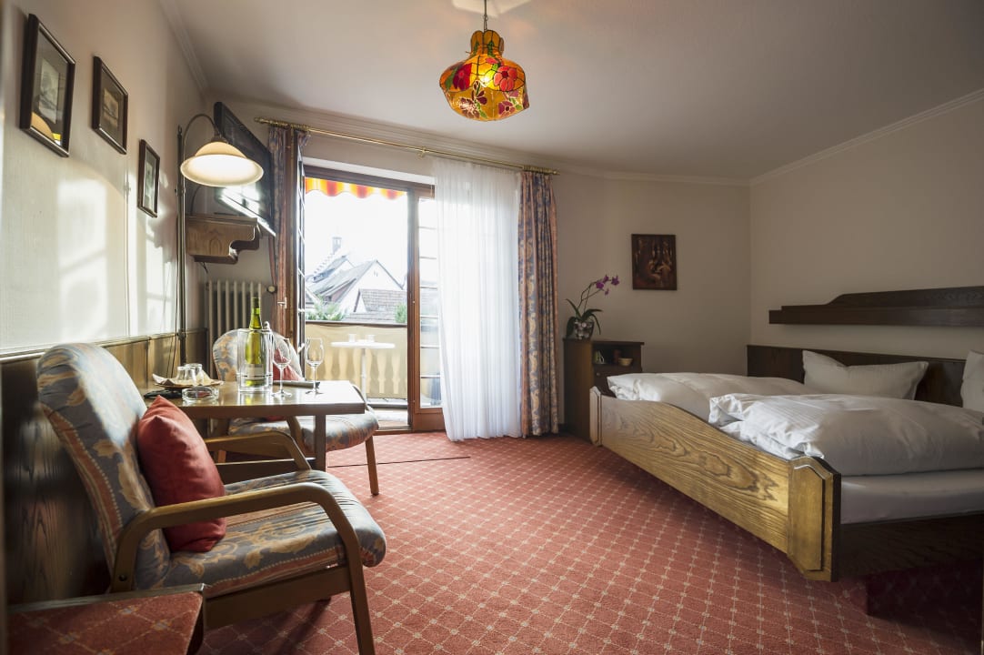 Wohlfühlzimmer mit Südbalkon Hotel Gasthaus Zum Hirschen