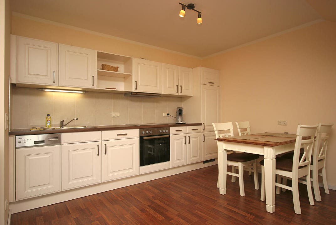 Küchenbereich Suite Aparthotel Saatmann