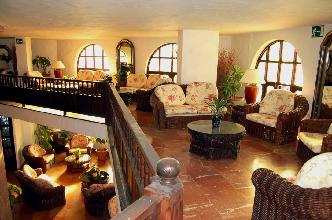 Blick vom ersten Stock Hotel Parque Tropical
