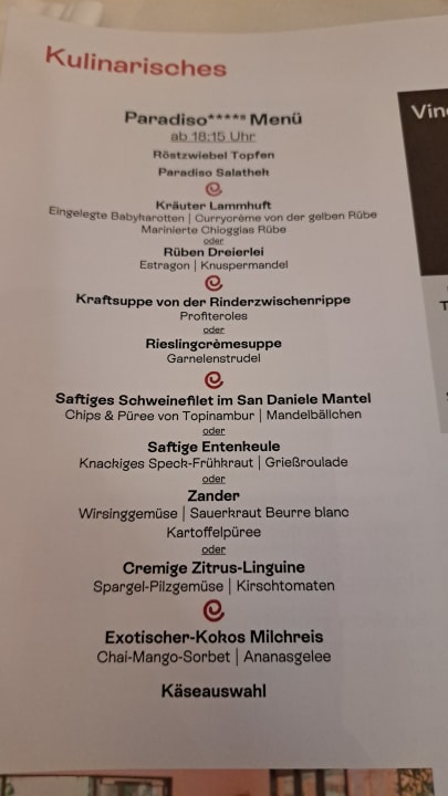 Gastro EurothermenResort Bad Schallerbach Paradiso