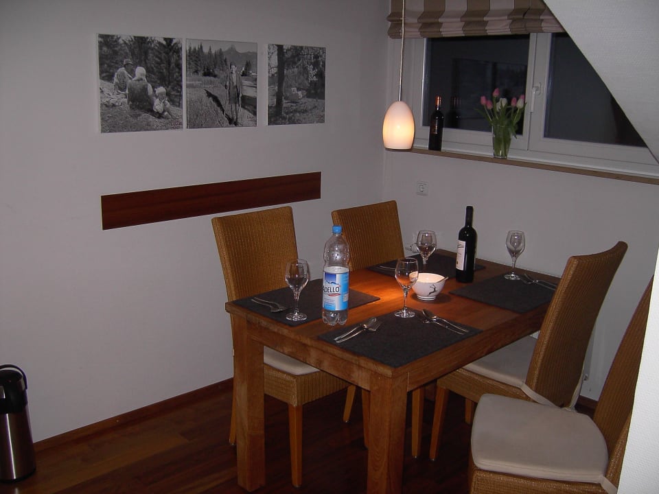 Küche mit Essecke Ferienwohnungen Schittlerhaus