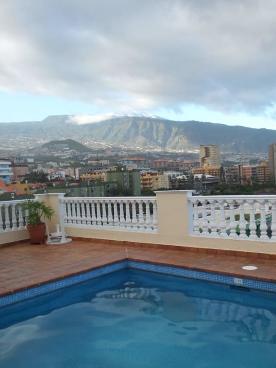Blick vom Dach zum Teide Hotel Marte