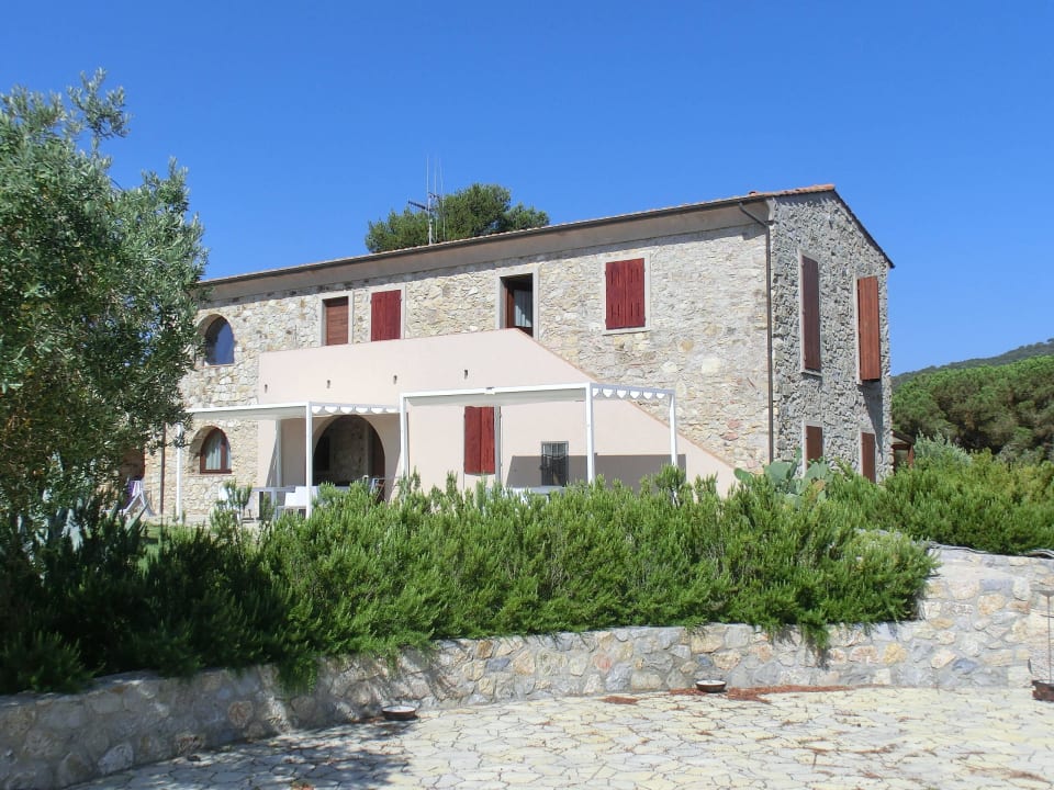 Vorderfront des Hauses Poggio di Sole