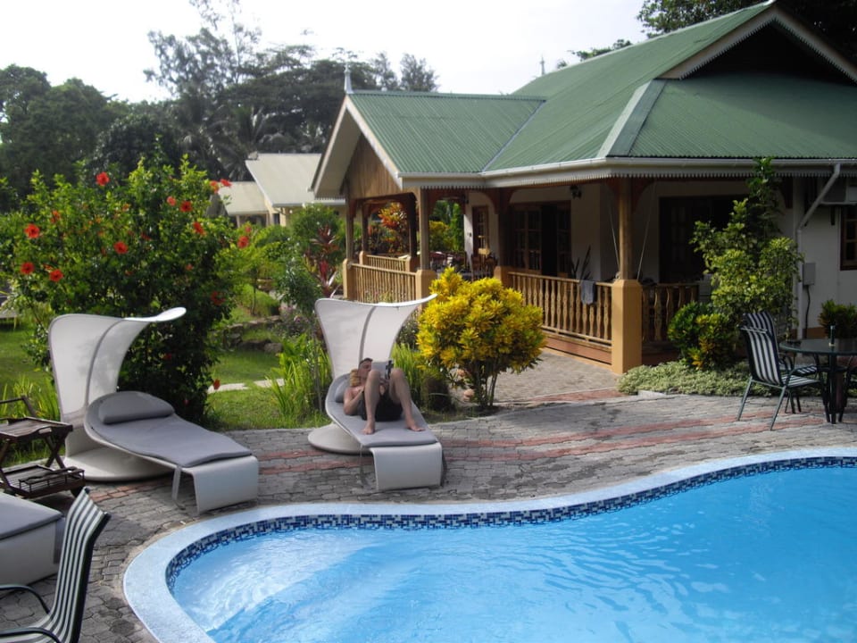 Guesthouse von der Poolansicht Casa De Leela Self Catering Guest House