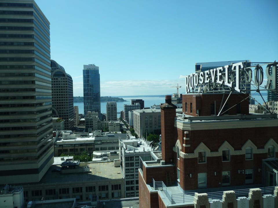 Aussicht vom Zimmer Hotel Grand Hyatt Seattle
