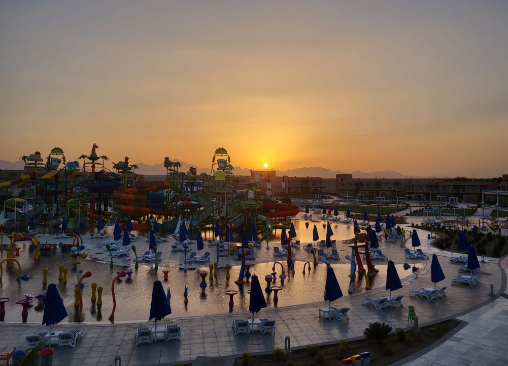 Ausblick Pickalbatros Water Valley Resort - Neverland Hurghada