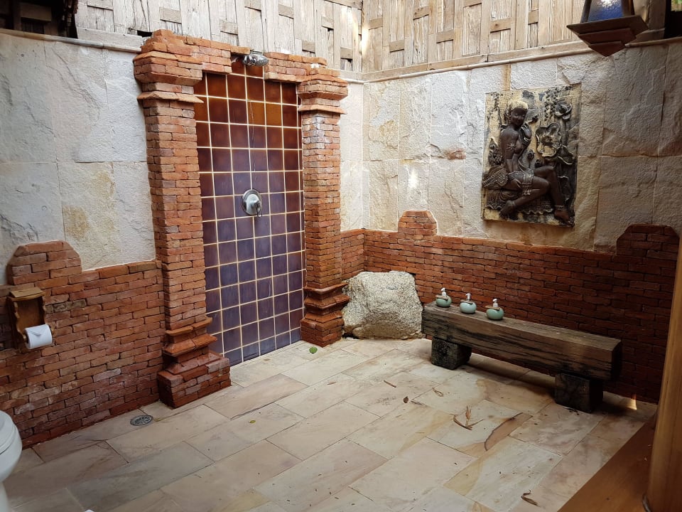 Poolvilla 313 offenes Badezimmer Santhiya Koh Phangan Resort & Spa