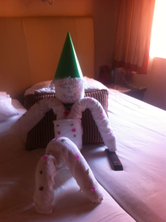 Gruß vom Roomservice Jaz Makadi Oasis Resort