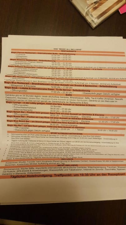 All Inklusiv Paket Steigenberger Aqua Magic