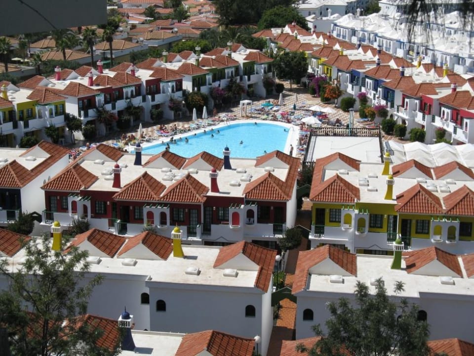 Blick von oben Bungalows Vistaflor