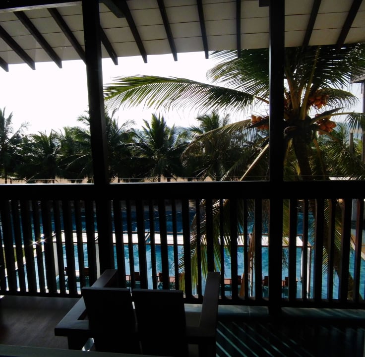 Blick vom Balkon Hotel Jetwing Blue