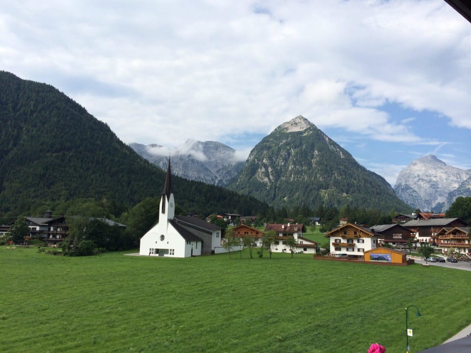 Ausblick vom Balkon  Rieser Achensee Resort