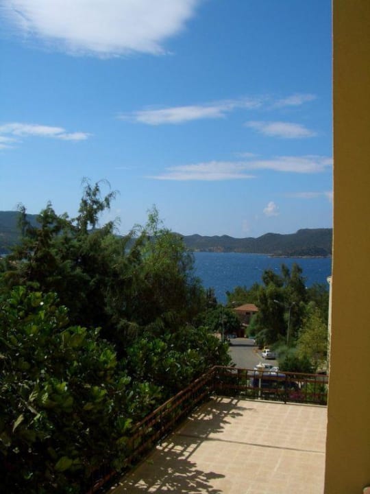 Aussicht vom Balkon Hotel Ekici