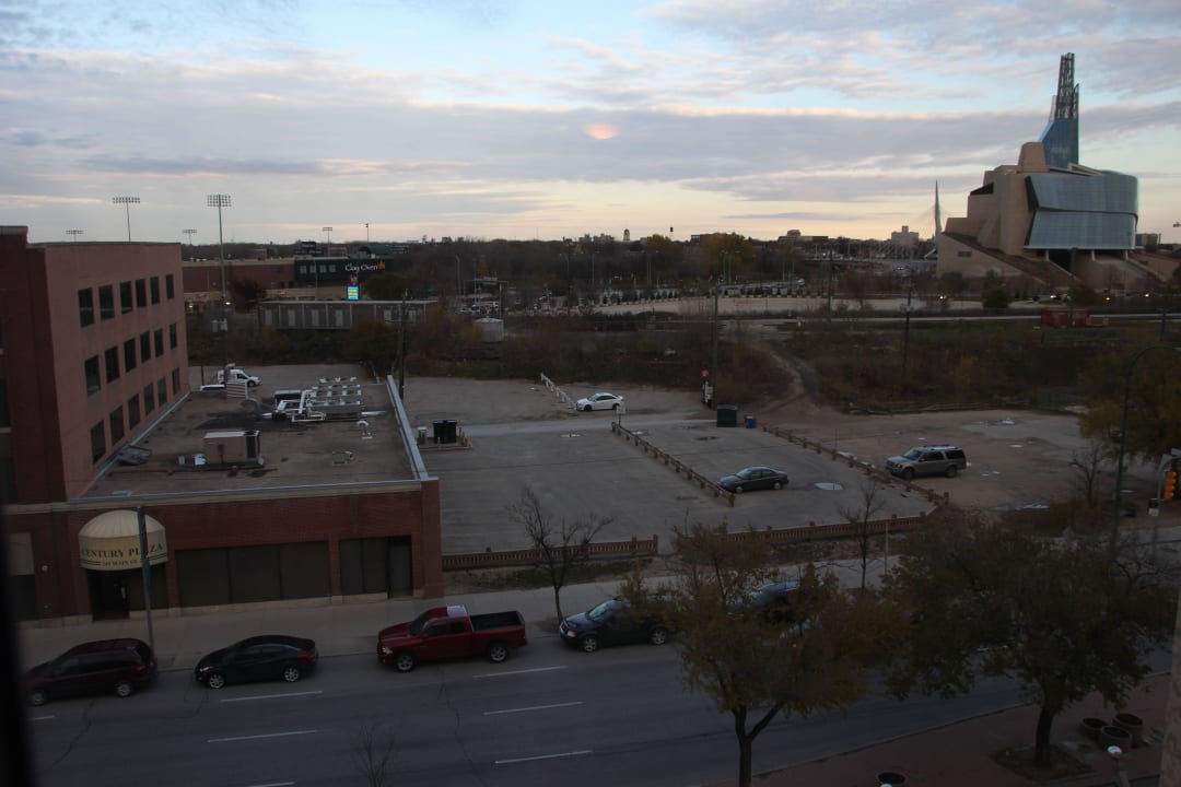 Blick auf Museum für Menschenrechte Hotel Humphry Inn & Suites