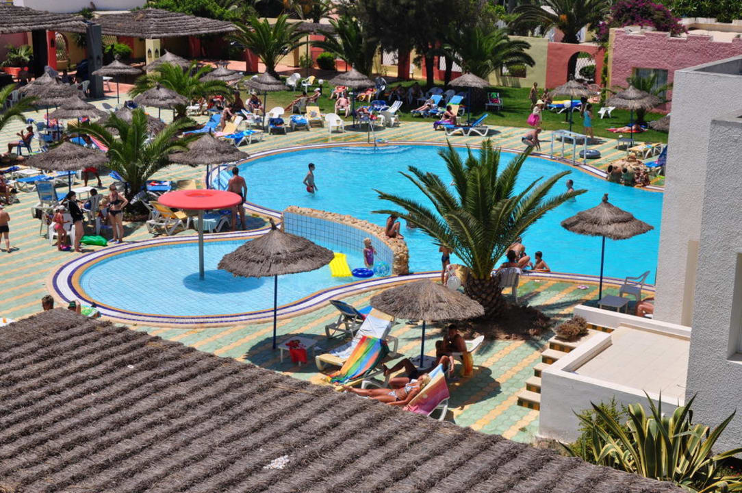 Widok z korytarza Hotel Medi Sea