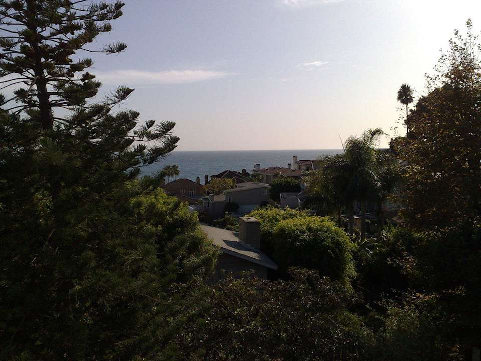 Ocean View vom Zimmer aus Hotel Crescent Bay Inn