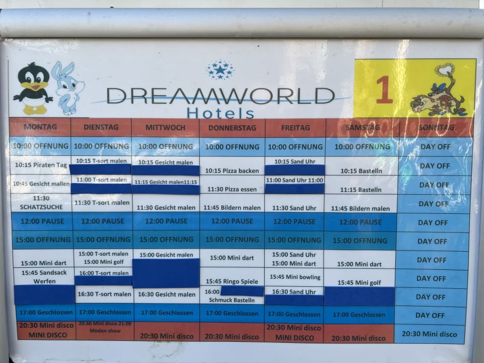 Sonstiges Dream World Aqua Hotel